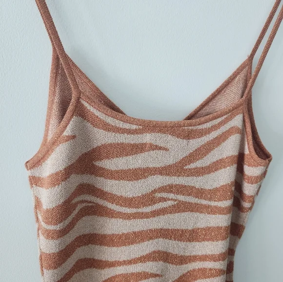 Anthropoligie Metallic Knit Tank Top - Picture 7 of 7